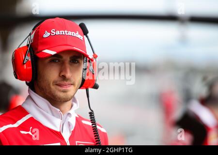 Antonio Giovinazzi (ITA) Ferrari Entwicklungstreiber. 08.03.2017. Formel-1-Test, Tag Zwei, Barcelona, Spanien. Mittwoch. Bildnachweis sollte lauten: XPB/Press Association Images. Stockfoto
