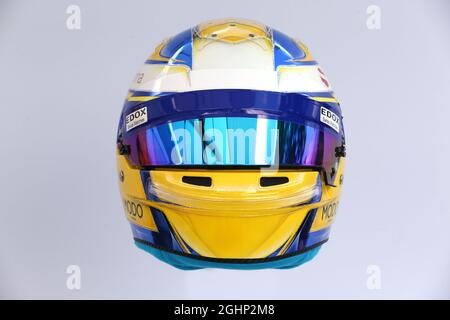 Der Helm des Marcus Ericsson (SWE) sauber F1 Teams. 23.03.2017. Formel-1-Weltmeisterschaft, Rd 1, Großer Preis Von Australien, Albert Park, Melbourne, Australien, Vorbereitungstag. Bildnachweis sollte lauten: XPB/Press Association Images. Stockfoto