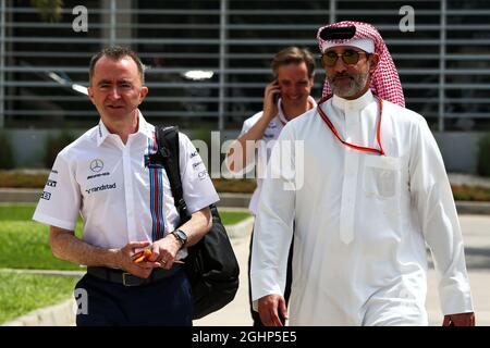 Paddy Lowe (GBR) Williams Chief Technical Officer. 15.04.2017. Formel-1-Weltmeisterschaft, Rd 3, Großer Preis Von Bahrain, Sakhir, Bahrain, Qualifizierender Tag. Bildnachweis sollte lauten: XPB/Press Association Images. Stockfoto