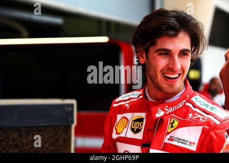 Antonio Giovinazzi (ITA) Ferrari Entwicklungstreiber. 18.04.2017. Formel-1-Prüfung. Sakhir, Bahrain. Dienstag. Bildnachweis sollte lauten: XPB/Press Association Images. Stockfoto