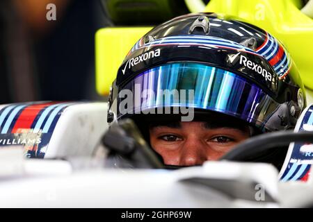 Lance Stroll (CDN) Williams FW40. 18.04.2017. Formel-1-Prüfung. Sakhir, Bahrain. Dienstag. Bildnachweis sollte lauten: XPB/Press Association Images. Stockfoto