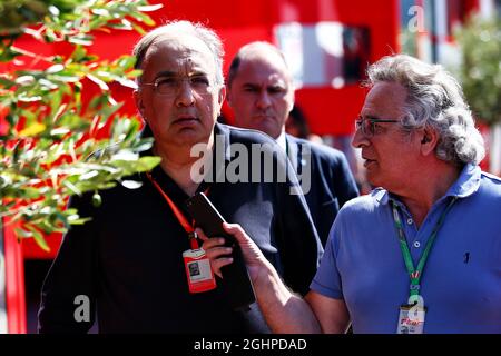 Sergio Marchionne (ITA), Ferrari President und CEO von Fiat Chrysler Automobiles. 09.07.2017. Formel 1 Weltmeisterschaft, Rd 9, Großer Preis Von Österreich, Spielberg, Österreich, Wettkampftag. Bildnachweis sollte lauten: XPB/Press Association Images. Stockfoto