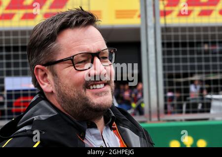 Paul Hembery (GBR) Pirelli Motorsport Director am Start. 16.07.2017. Formel-1-Weltmeisterschaft, Rd 10, Großer Preis Von Großbritannien, Silverstone, England, Wettkampftag. Bildnachweis sollte lauten: XPB/Press Association Images. Stockfoto