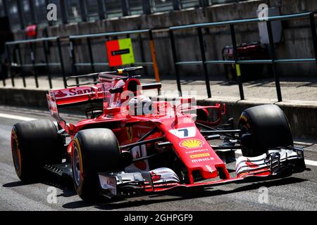 Kimi Räikkönen (FIN) Ferrari SF70H. 02.08.2017. Formel-1-Tests, Budapest, Ungarn. Bildnachweis sollte lauten: XPB/Press Association Images. Stockfoto