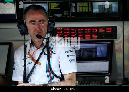 Paddy Lowe (GBR) Williams Chief Technical Officer. 01.09.2017. Formel 1 Weltmeisterschaft, Rd 13, Großer Preis Von Italien, Monza, Italien, Übungstag. Bildnachweis sollte lauten: XPB/Press Association Images. Stockfoto