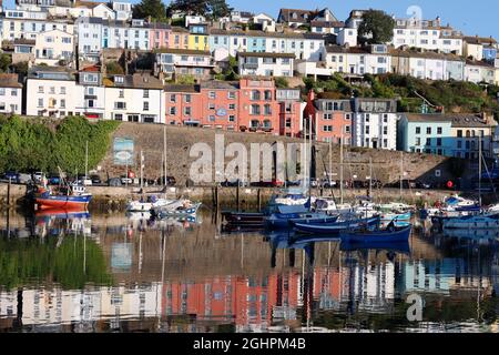 Hafen von Brixham Devon Stockfoto