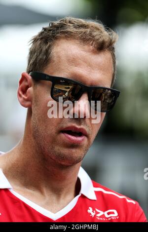 Sebastian Vettel (GER) Ferrari. 28.09.2017. Formel-1-Weltmeisterschaft, Rd 15, Großer Preis Von Malaysia, Sepang, Malaysia, Donnerstag. Bildnachweis sollte lauten: XPB/Press Association Images. Stockfoto