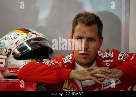 Sebastian Vettel (GER) Ferrari. 29.09.2017. Formel-1-Weltmeisterschaft, Rd 15, Großer Preis Von Malaysia, Sepang, Malaysia, Freitag. Bildnachweis sollte lauten: XPB/Press Association Images. Stockfoto