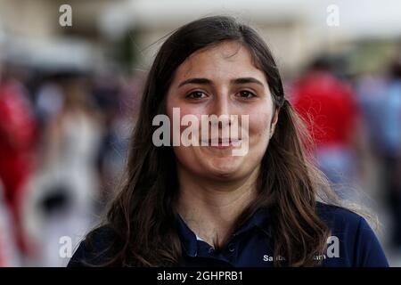 Tatiana Calderon (COL) sauber F1 Team Development Driver. 21.10.2017. Formel-1-Weltmeisterschaft, Rd 17, großer Preis der Vereinigten Staaten, Austin, Texas, USA, Qualifying Day. Bildnachweis sollte lauten: XPB/Press Association Images. Stockfoto