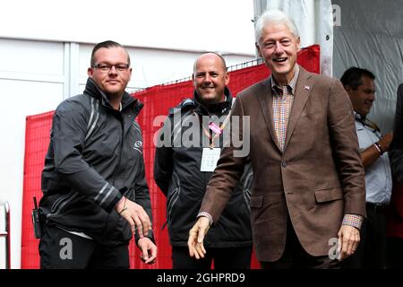 Bill Clinton (USA) ehemaliger US-Präsident. 22.10.2017. Formel-1-Weltmeisterschaft, Rd 17, großer Preis der Vereinigten Staaten, Austin, Texas, USA, Wettkampftag. Bildnachweis sollte lauten: XPB/Press Association Images. Stockfoto