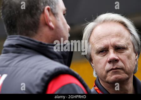 Gene Haas (USA) Haas Automotion President. 22.10.2017. Formel-1-Weltmeisterschaft, Rd 17, großer Preis der Vereinigten Staaten, Austin, Texas, USA, Wettkampftag. Bildnachweis sollte lauten: XPB/Press Association Images. Stockfoto