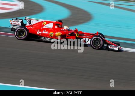 Sebastian Vettel (GER) Ferrari SF70H. 29.11.2017. Formel-1-Tests, Yas Marina Circuit, Abu Dhabi, Mittwoch. Bildnachweis sollte lauten: XPB/Press Association Images. Stockfoto