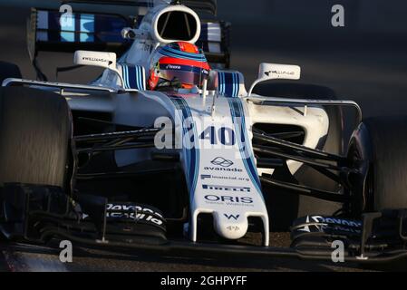 Robert Kubica (POL) Williams FW40. 29.11.2017. Formel-1-Tests, Yas Marina Circuit, Abu Dhabi, Mittwoch. Bildnachweis sollte lauten: XPB/Press Association Images. Stockfoto