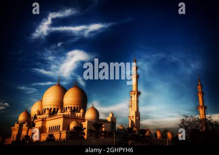 Malerisches Abu Dhabi. Abu Dhabi Grand Prix, Donnerstag, 23. November 2017. Yas Marina Circuit, Abu Dhabi, VAE. Stockfoto