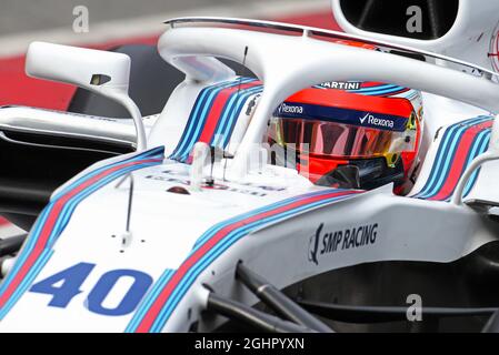 Robert Kubica (POL) Williams FW41 Reserve- und Entwicklungstreiber. 27.02.2018. Formel-1-Test, Tag Zwei, Barcelona, Spanien. Dienstag. Bildnachweis sollte lauten: XPB/Press Association Images. Stockfoto