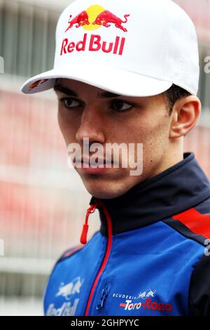 Pierre Gasly (FRA) Scuderia Toro Rosso. 27.02.2018. Formel-1-Test, Tag Zwei, Barcelona, Spanien. Dienstag. Bildnachweis sollte lauten: XPB/Press Association Images. Stockfoto