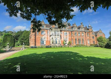 Keele Hall auf dem Gelände der Keele University, Keele, Stoke-on-Trent, Staffordshire, England, VEREINIGTES KÖNIGREICH Stockfoto