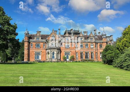 Keele Hall auf dem Gelände der Keele University, Keele, Stoke-on-Trent, Staffordshire, England, VEREINIGTES KÖNIGREICH Stockfoto