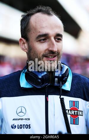 Robert Kubica (POL) Williams Reserve und Entwicklungstreiber. 06.03.2018. Formel-1-Test, Erster Tag, Barcelona, Spanien. Dienstag. Bildnachweis sollte lauten: XPB/Press Association Images. Stockfoto
