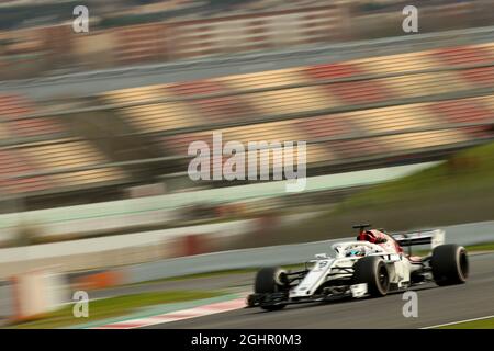 Marcus Ericsson (SWE) sauber C37. 08.03.2018. Formel-1-Test, Tag Drei, Barcelona, Spanien. Donnerstag. Bildnachweis sollte lauten: XPB/Press Association Images. Stockfoto