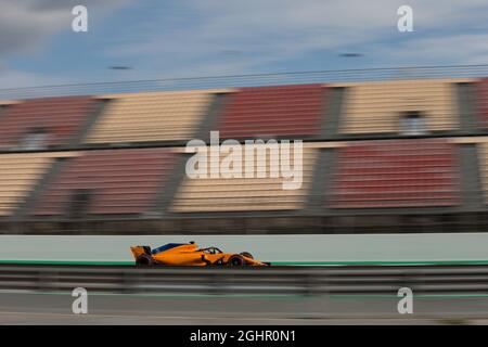 Stoffel Vandoorne (Bel) McLaren MCL33. 08.03.2018. Formel-1-Test, Tag Drei, Barcelona, Spanien. Donnerstag. Bildnachweis sollte lauten: XPB/Press Association Images. Stockfoto