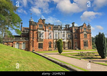 Keele Hall auf dem Gelände der Keele University, Keele, Stoke-on-Trent, Staffordshire, England, VEREINIGTES KÖNIGREICH Stockfoto