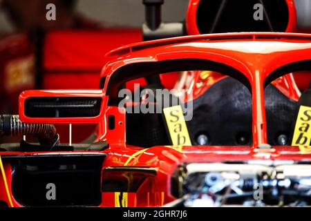 Ferrari SF71H Halo Cockpit Abdeckung Flügel Spiegel. 23.05.2018. Formel-1-Weltmeisterschaft, Rd 6, Großer Preis Von Monaco, Monte Carlo, Monaco, Tag Der Vorbereitung. Bildnachweis sollte lauten: XPB/Press Association Images. Stockfoto