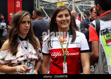 Tatiana Calderon (COL) sauber F1 Team Development Driver. 27.05.2018. Formel-1-Weltmeisterschaft, Rd 6, Großer Preis Von Monaco, Monte Carlo, Monaco, Wettkampftag. Bildnachweis sollte lauten: XPB/Press Association Images. Stockfoto