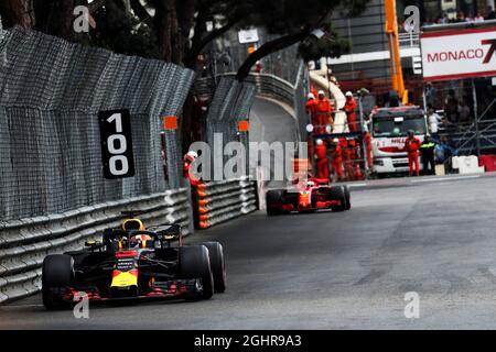 Daniel Ricciardo (AUS) Red Bull Racing RB14. 27.05.2018. Formel-1-Weltmeisterschaft, Rd 6, Großer Preis Von Monaco, Monte Carlo, Monaco, Wettkampftag. Bildnachweis sollte lauten: XPB/Press Association Images. Stockfoto