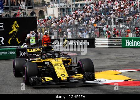 Nico Hulkenberg (GER) Renault Sport F1 Team RS18. 27.05.2018. Formel-1-Weltmeisterschaft, Rd 6, Großer Preis Von Monaco, Monte Carlo, Monaco, Wettkampftag. Bildnachweis sollte lauten: XPB/Press Association Images. Stockfoto