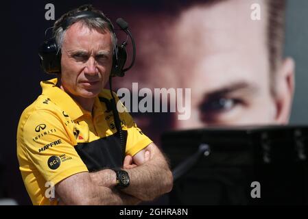 Bob Bell (GBR) Renault Sport F1 Team Chief Technical Officer. 09.06.2018. Formel-1-Weltmeisterschaft, Rd 7, Großer Preis Von Kanada, Montreal, Kanada, Qualifizierender Tag. Bildnachweis sollte lauten: XPB/Press Association Images. Stockfoto