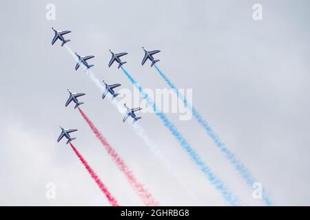 Die Patrouille de France. 24.06.2018. Formel-1-Weltmeisterschaft, Rd 8, Großer Preis Von Frankreich, Paul Ricard, Frankreich, Wettkampftag. Bildnachweis sollte lauten: XPB/Press Association Images. Stockfoto