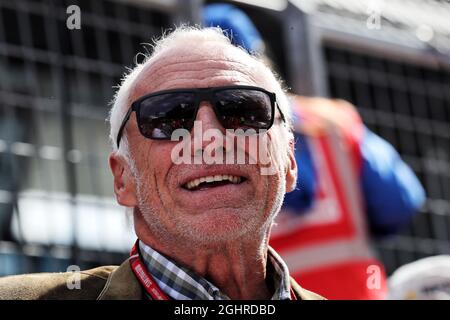 Dietrich Mateschitz (AUT) CEO und Gründer von Red Bull feiert in Parc Ferme. 01.07.2018. Formel 1 Weltmeisterschaft, Rd 9, Großer Preis Von Österreich, Spielberg, Österreich, Wettkampftag. Bildnachweis sollte lauten: XPB/Press Association Images. Stockfoto