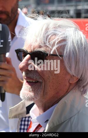 Bernie Ecclestone (GBR) am Start. 01.07.2018. Formel 1 Weltmeisterschaft, Rd 9, Großer Preis Von Österreich, Spielberg, Österreich, Wettkampftag. Bildnachweis sollte lauten: XPB/Press Association Images. Stockfoto