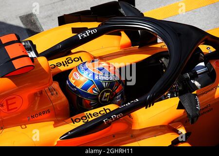 Lando Norris (GBR) McLaren MCL33 Testfahrer. 31.07.2018. Formel-1-Tests, Budapest, Ungarn. Bildnachweis sollte lauten: XPB/Press Association Images. Stockfoto