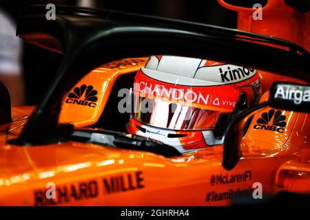 Lando Norris (GBR) McLaren MCL33 Testfahrer. 24.08.2018. Formel-1-Weltmeisterschaft, Rd 13, Großer Preis Von Belgien, Spa Francorchamps, Belgien, Übungstag. Bildnachweis sollte lauten: XPB/Press Association Images. Stockfoto