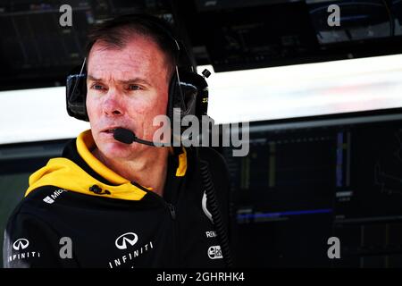 Alan Permane (GBR) Renault Sport F1 Team Trackside Operations Director. 25.08.2018. Formel-1-Weltmeisterschaft, Rd 13, Großer Preis Von Belgien, Spa Francorchamps, Belgien, Qualifizierender Tag. Bildnachweis sollte lauten: XPB/Press Association Images. Stockfoto