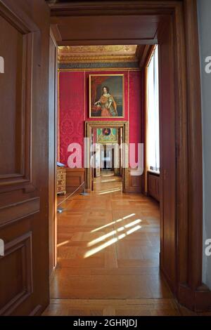 Zimmersuite, altes Schloss, Schloss Charlottenburg, Berlin, Deutschland Stockfoto