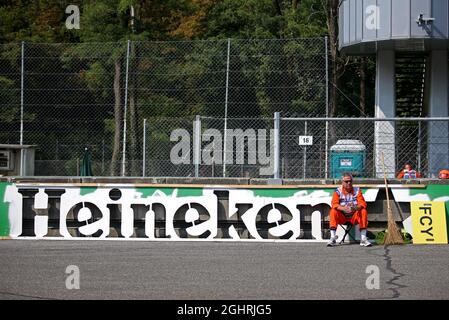 Atmosphäre im Kreislauf. 30.08.2018. Formel 1 Weltmeisterschaft, Rd 14, Großer Preis Von Italien, Monza, Italien, Tag Der Vorbereitung. Bildnachweis sollte lauten: XPB/Press Association Images. Stockfoto