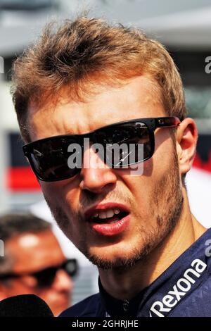 Sergey Sirotkin (RUS) Williams. 30.08.2018. Formel 1 Weltmeisterschaft, Rd 14, Großer Preis Von Italien, Monza, Italien, Tag Der Vorbereitung. Bildnachweis sollte lauten: XPB/Press Association Images. Stockfoto