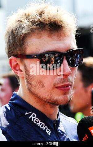 Sergey Sirotkin (RUS) Williams. 30.08.2018. Formel 1 Weltmeisterschaft, Rd 14, Großer Preis Von Italien, Monza, Italien, Tag Der Vorbereitung. Bildnachweis sollte lauten: XPB/Press Association Images. Stockfoto