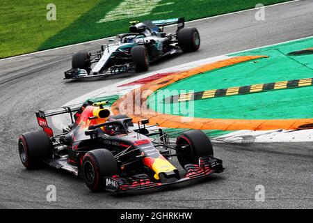 Max Verstappen (NLD) Red Bull Racing RB14. 02.09.2018. Formel 1 Weltmeisterschaft, Rd 14, Großer Preis Von Italien, Monza, Italien, Wettkampftag. Bildnachweis sollte lauten: XPB/Press Association Images. Stockfoto