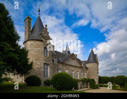 Chateau de Kergrist, Ploubezre, Cotes-d'Armor, Bretagne, Frankreich Stockfoto