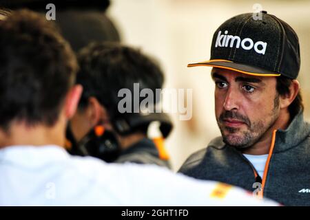 Fernando Alonso (ESP) McLaren. Formel-1-Tests, Tag 1, Dienstag, 26. Februar 2019. Barcelona, Spanien. 26.02.2019. Formel-1-Test, Erster Tag, Barcelona, Spanien. Dienstag. Bildnachweis sollte lauten: XPB/Press Association Images. Stockfoto