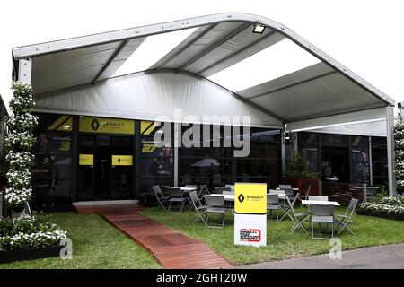 Renault F1 Team Gastfreundschaft im Fahrerlager. 13.03.2019. Formel-1-Weltmeisterschaft, Rd 1, Großer Preis Von Australien, Albert Park, Melbourne, Australien, Vorbereitungstag. Bildnachweis sollte lauten: XPB/Press Association Images. Stockfoto