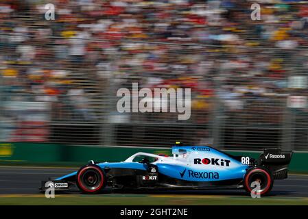 Robert Kubica (POL) Williams Racing FW42. 16.03.2019. Formel-1-Weltmeisterschaft, Rd 1, Großer Preis Von Australien, Albert Park, Melbourne, Australien, Qualifying Day. Bildnachweis sollte lauten: XPB/Press Association Images. Stockfoto