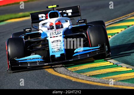 Robert Kubica (POL) Williams Racing FW42. Großer Preis von Australien, Sonntag, 17. März 2019. Albert Park, Melbourne, Australien. 17.03.2019. Formel-1-Weltmeisterschaft, Rd 1, Großer Preis Von Australien, Albert Park, Melbourne, Australien, Wettkampftag. Bildnachweis sollte lauten: XPB/Press Association Images. Stockfoto