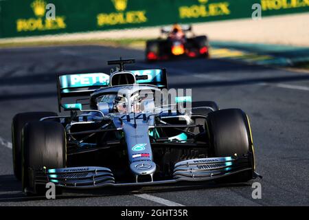 Lewis Hamilton (GBR) Mercedes AMG F1 W10. 17.03.2019. Formel-1-Weltmeisterschaft, Rd 1, Großer Preis Von Australien, Albert Park, Melbourne, Australien, Wettkampftag. Bildnachweis sollte lauten: XPB/Press Association Images. Stockfoto