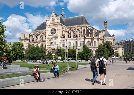 Kirche Saint-Eustache in Paris, Frankreich Stockfoto