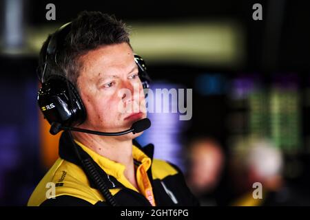 Marcin Budkowski (POL), Executive Director des Renault F1-Teams. 10.05.2019. Formel 1 Weltmeisterschaft, Rd 5, Großer Preis Von Spanien, Barcelona, Spanien, Übungstag. Bildnachweis sollte lauten: XPB/Press Association Images. Stockfoto